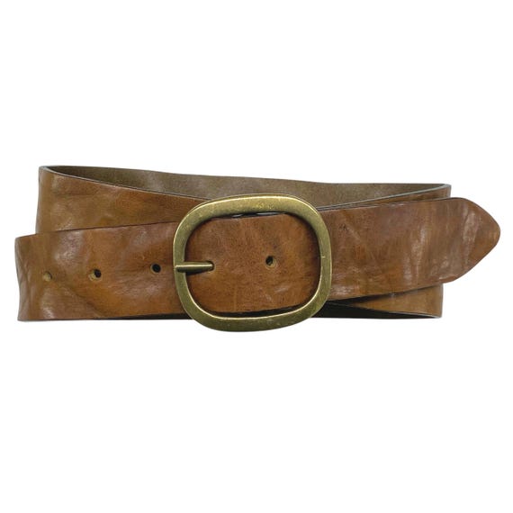 Women Belt Leather Belt Full Cowhide Jeans Belt With Antique  display picture 2