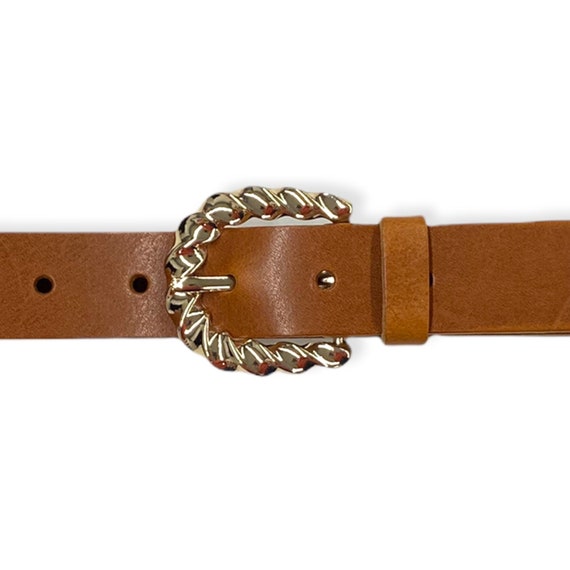 Leather Belt Ladies Jeans Belt Belt Soft Full Grain Cowhide  display picture 1