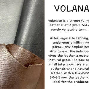 Men's Leather Belts | Elegant Jeans Belt | Satin-Finish Buckle | Width: 3.5 cm | Volanato Collection image 3