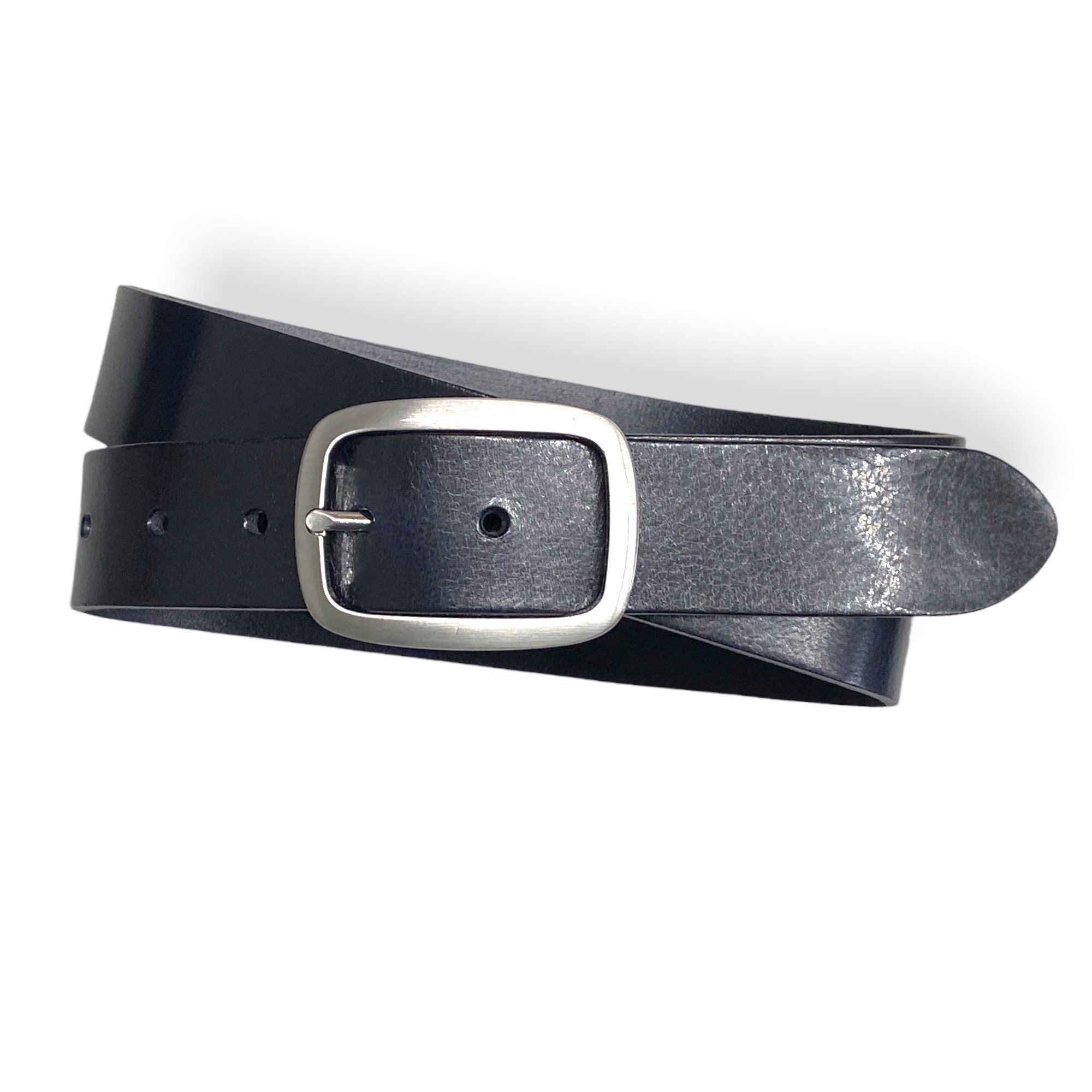 9636 Leather Belts For Women, Suitable Jeans, Solid Metal Buckles Women Leather Belt for Jeans Pants Ladies Leather Belts with  main image 4