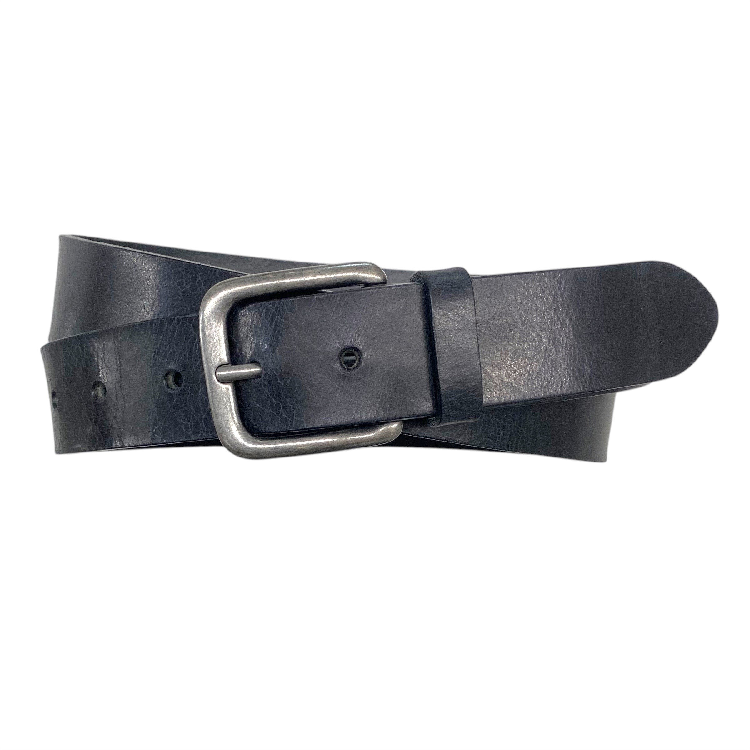 Leather Belt with Logo Buckle for Jeans and Trousers, Size S-XL Women Casual Leather Gold Belt for Jeans Pants, Fashion  main image 3