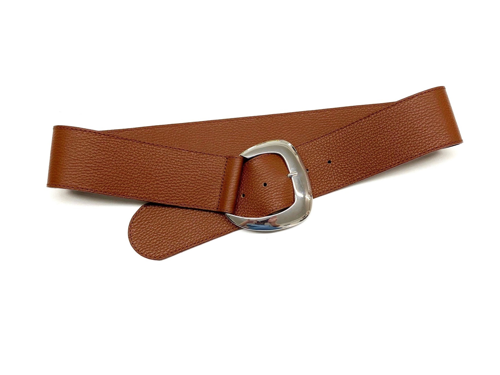 Wide Leather Belt Women Soft Nappa Leather - Etsy display picture 1
