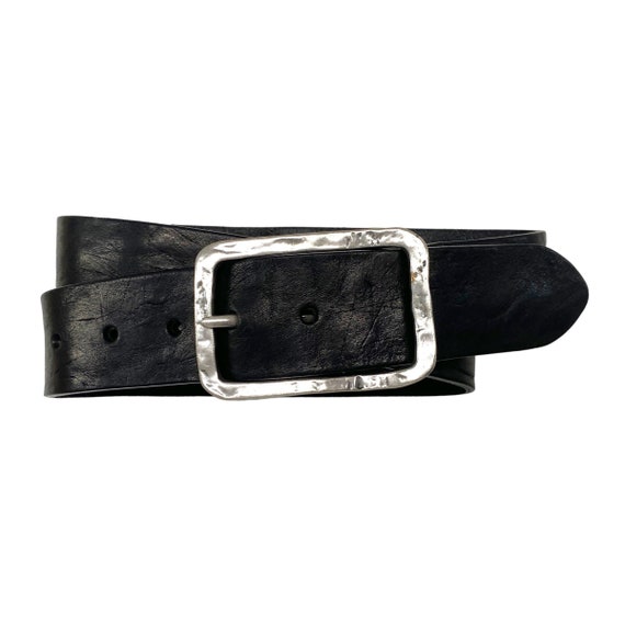 Leather Belt “men's Vintage” Jeans Belt Full Cowhide Leather