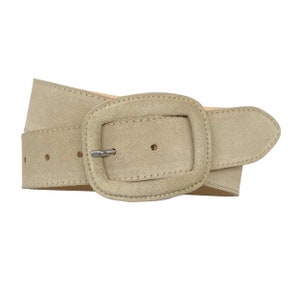 Cintura da donna in pelle cintura in pelle velluto fibbia per cintura da donna rivestita in pelle