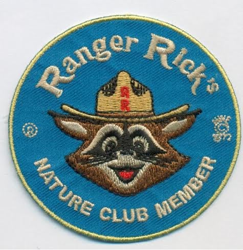 Ranger Rick's Nature club embroidered patch