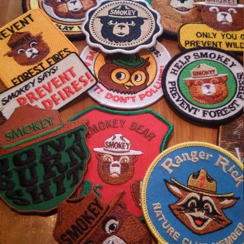 New Smokey Bear Woodsy Owl Ranger Rick Collection of Patches - Etsy