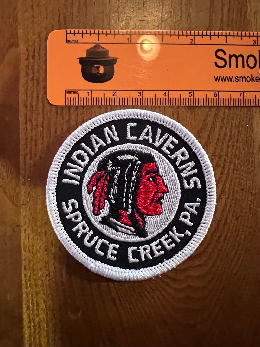 New Vintage Indian Caverns Embroidered Patch Travel Souvenir ...