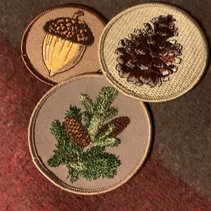 FCO Nature Series 3 pack - Pinecone & branch, Pinecone, and Acorn