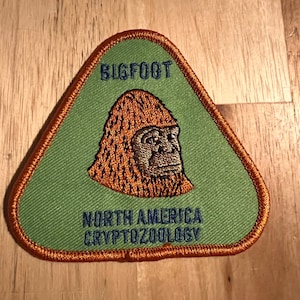 Bigfoot Cryptid series - cryptozoology embroidered patch supernatural sasquatch