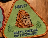Bigfoot Cryptid series - cryptozoology embroidered patch