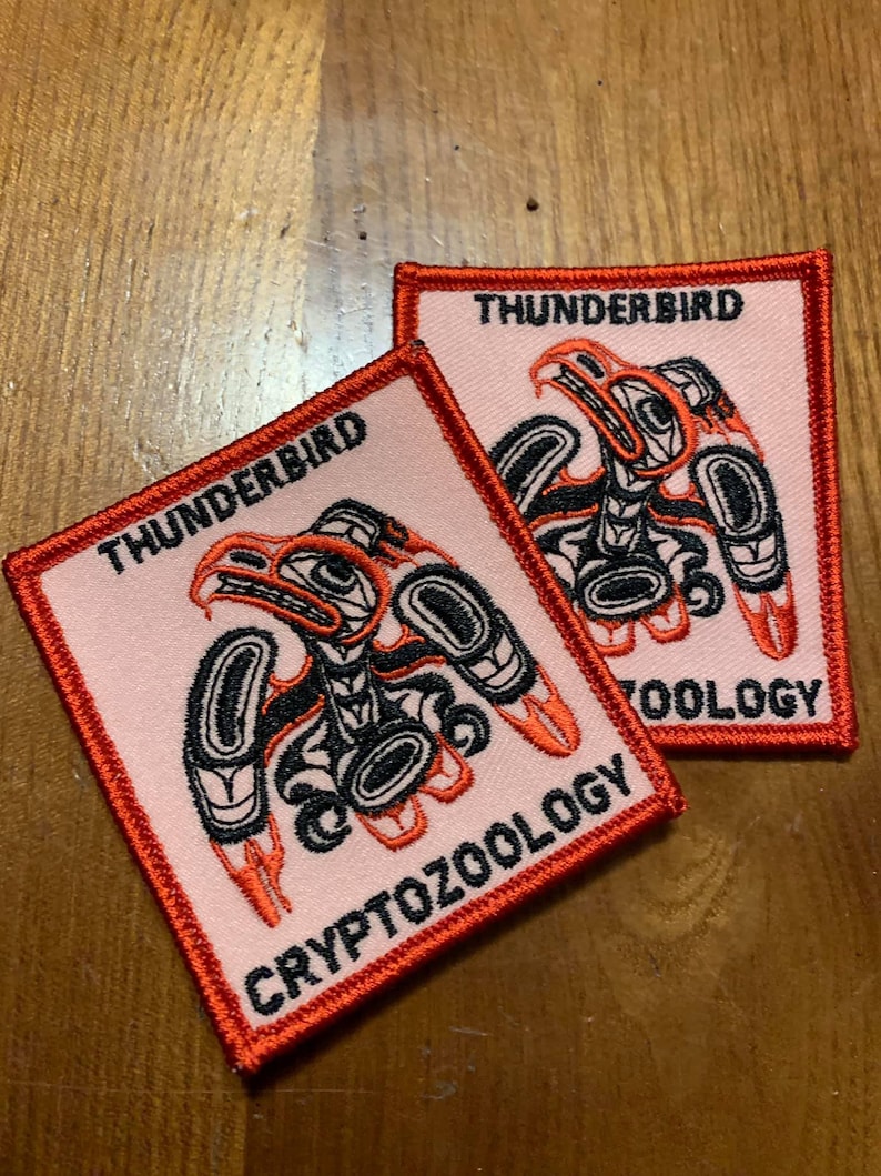 Thunderbird Cryptozoology cryptic patch - FCO Cryptid Series supernatural mysterious image 1