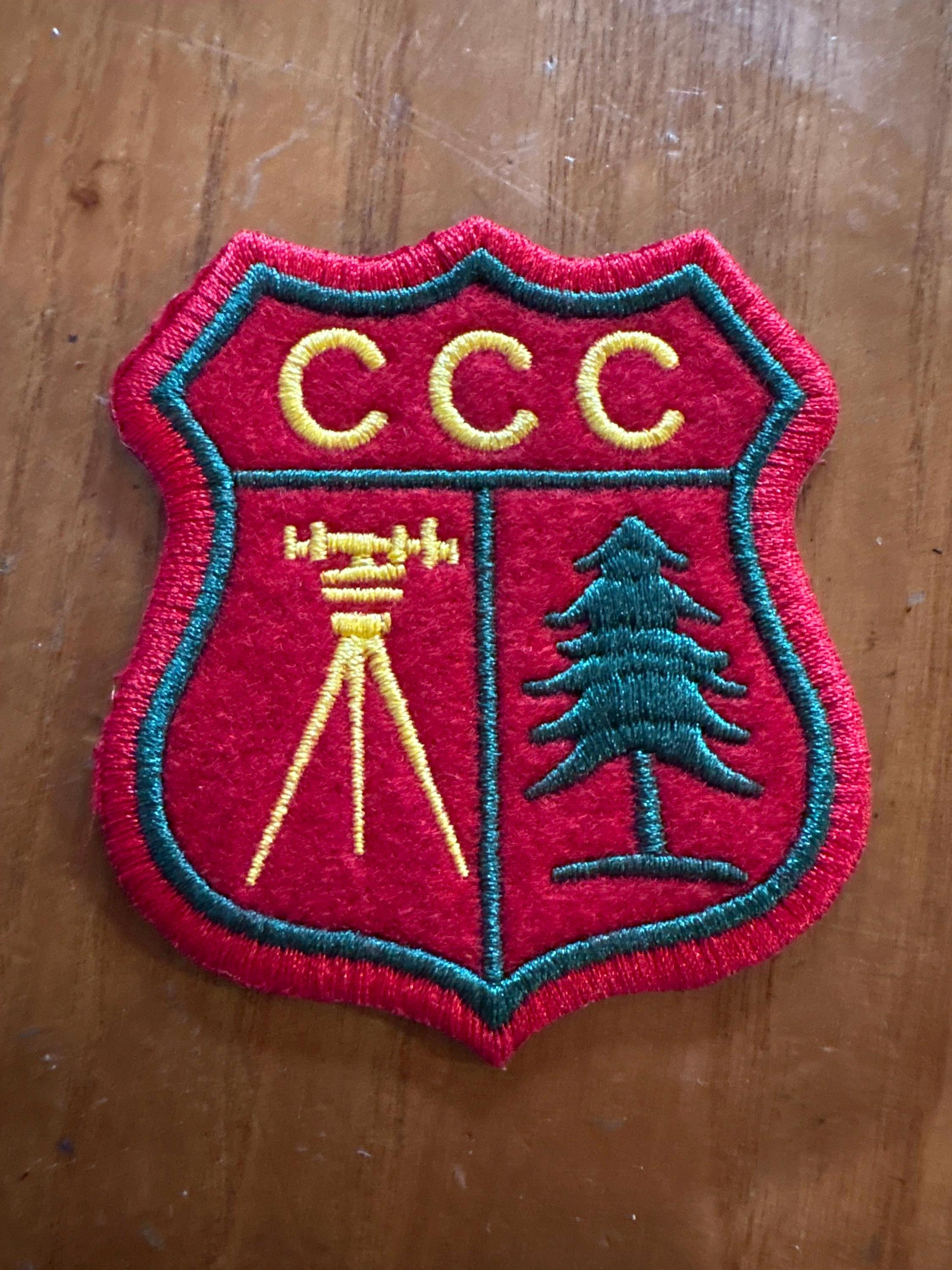 Classic Collectible CCC Civilian Conservation Corp Badge Patch Never ...