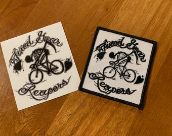 Fixed Gear Reapers - Patch ricamata FGH con design Hooligans