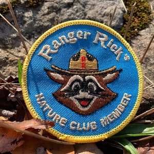 Ranger Rick's Nature club embroidered patch