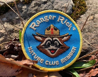 Ranger Rick's Nature club embroidered patch