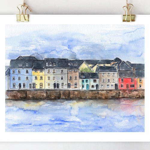 Dublin Print Dublin Ireland Wall Art Dublin Travel Poster Etsy