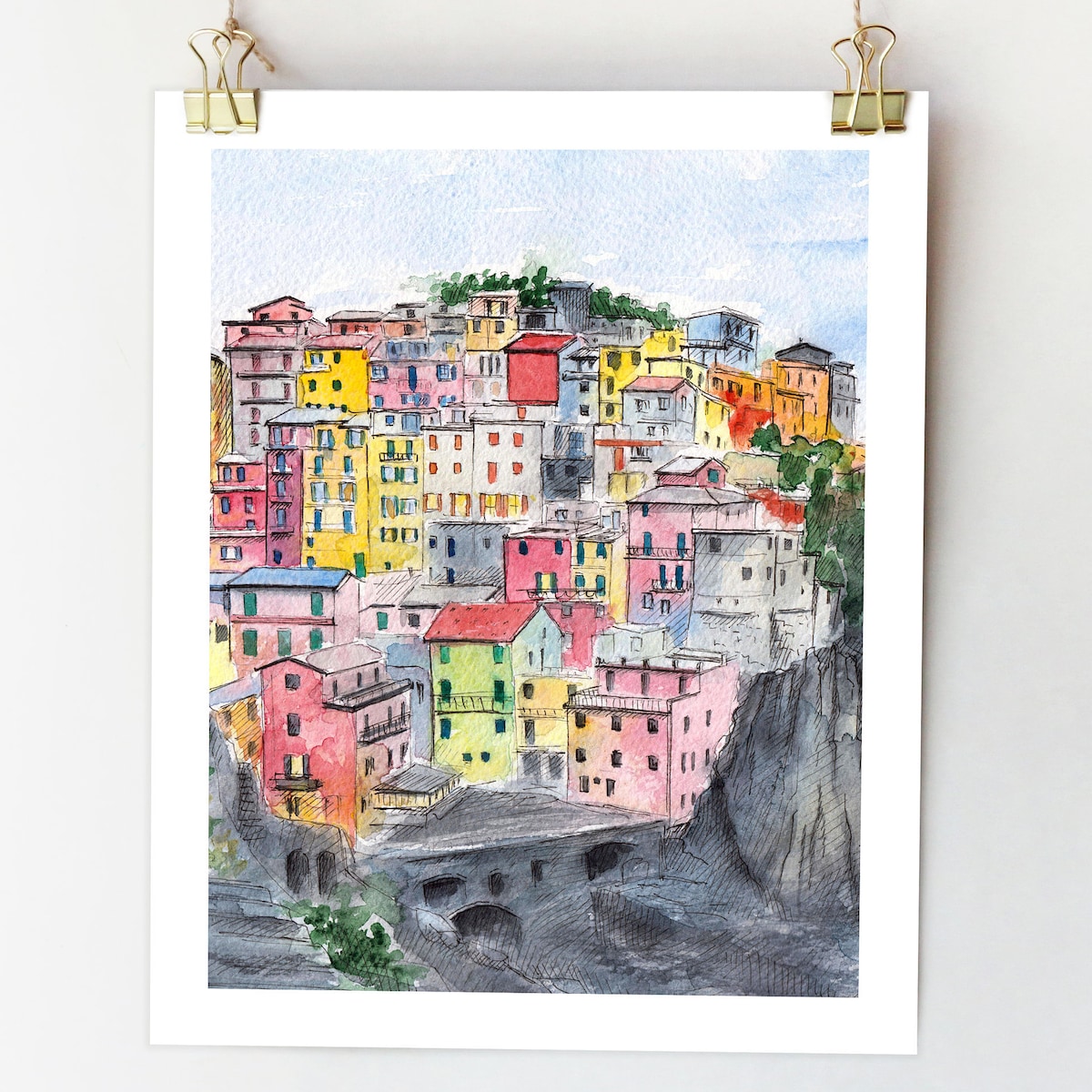 Cinque Terre Print Italy Poster Cinque Terre Painting Italy Wall Art Liguria Painting Italy Art Colorful Poster Italy Print Cinque Terra Art - Etsy