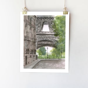 Eiffel Tower poster. Eiffel tower fragment painting. Eiffel Tower decor. Eiffel Tower print. Paris painting. Paris print Paris wall art