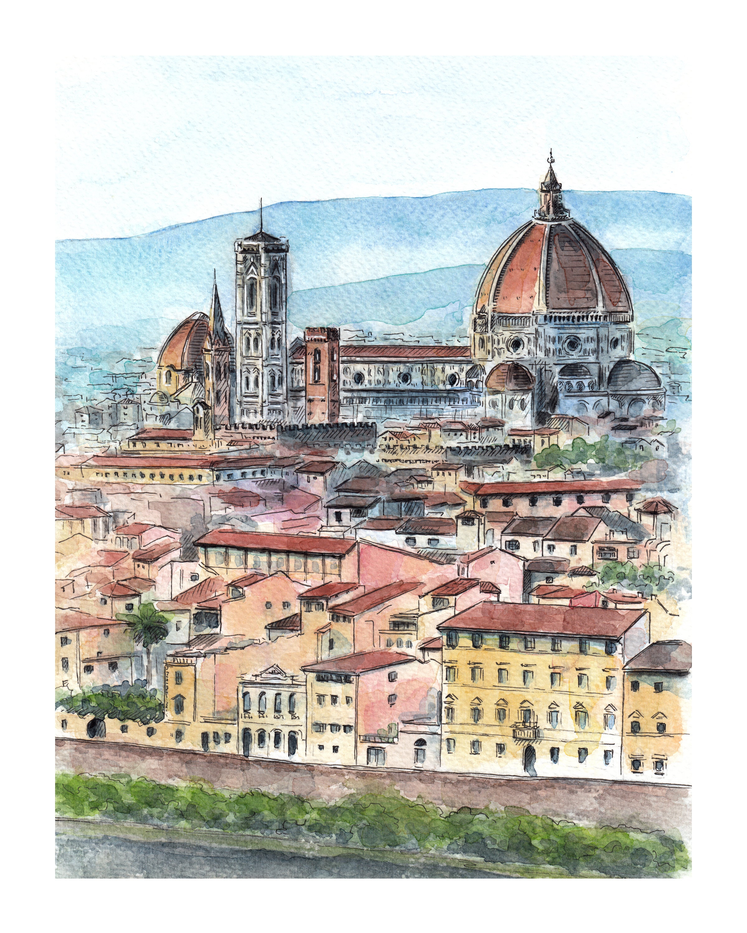 Florence Art Print Italy Wall Art Florence Italy Print Italy Etsy