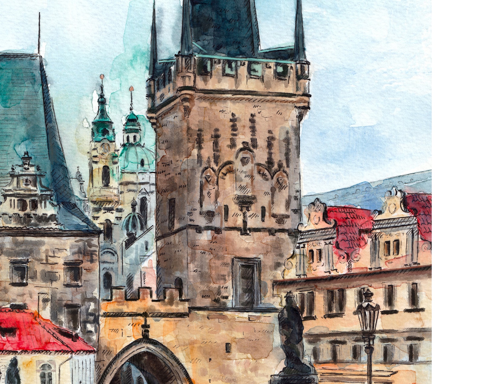 Prague Print. Prague Poster. Prague Art. Prague Wall Art. Etsy