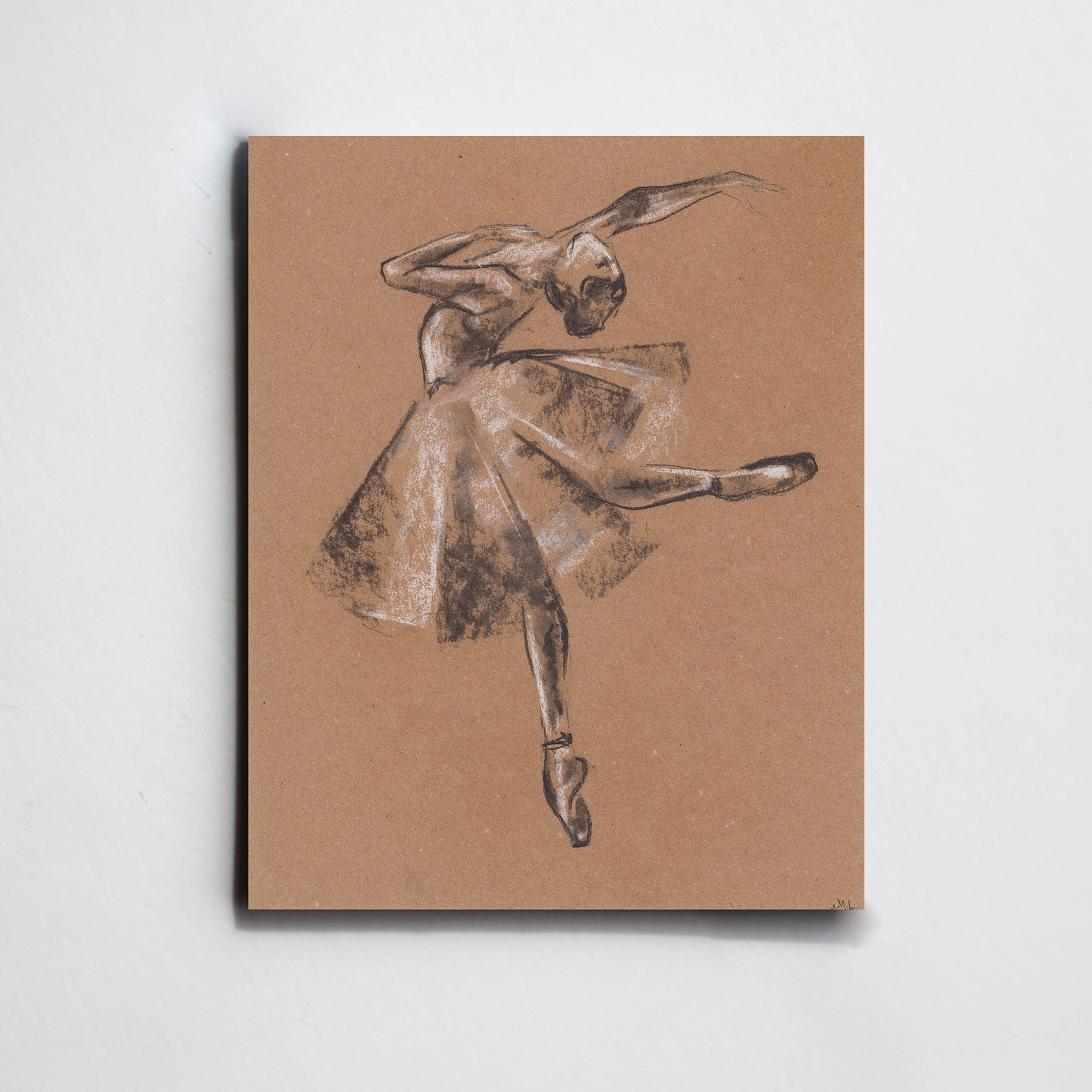 ballerina drawing. ballet drawing. ballerina illustration. ballerina dancing. ballet art. minimalistic art. charcoal drawing. or