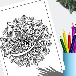 Farsi Words Mandala Coloring Book: 20 Unique Deigns with Persian Calligraphy - Made in USA.