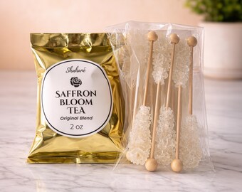 Saffron Rose Black Tea - The Bloom Refill 2 oz - Made in USA