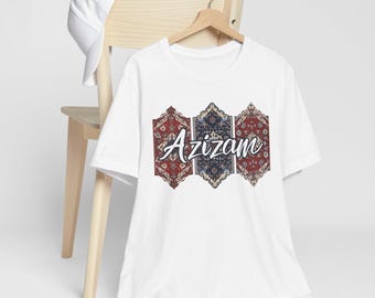 Azizam T-Shirt Unisex | Farsi “My Dear” Design |  Made in USA