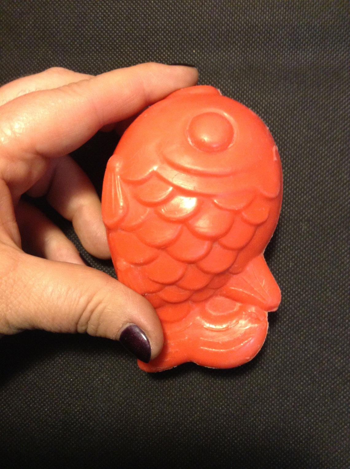 Toy doll Fish vintage plastic Etsy