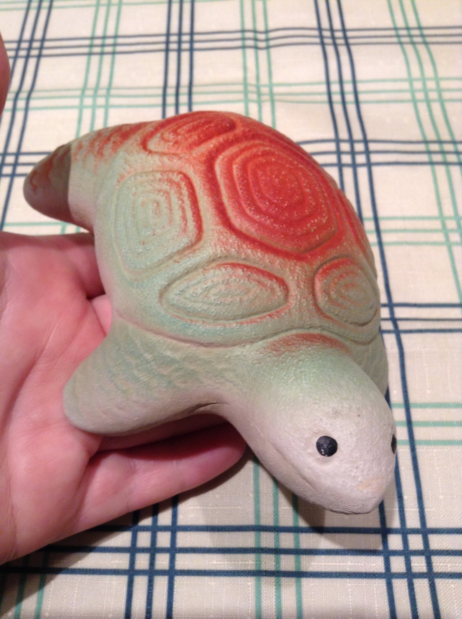Turtle vintage rubber toy | Etsy