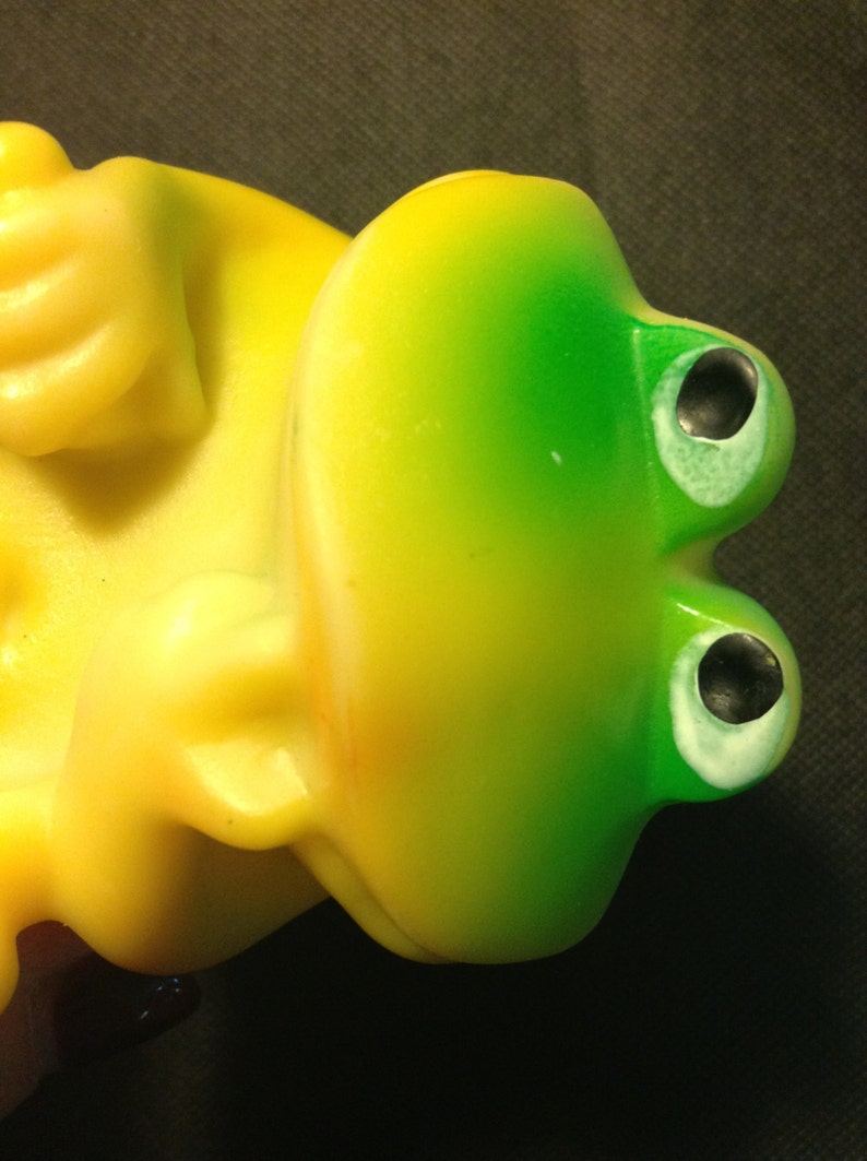 Frog rubber vintage toy Russia | Etsy