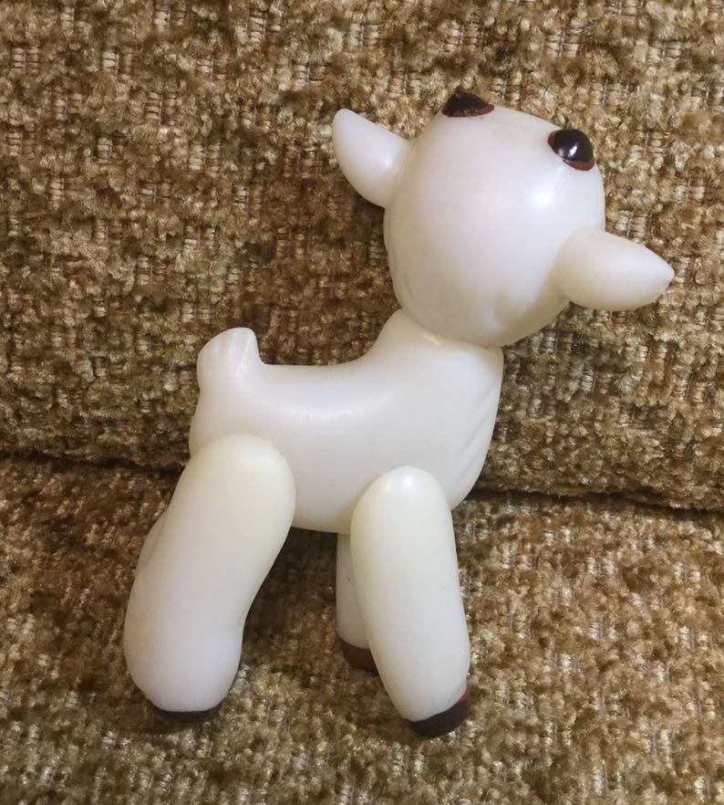 Goat plastic is a vintage toy Russia USSR