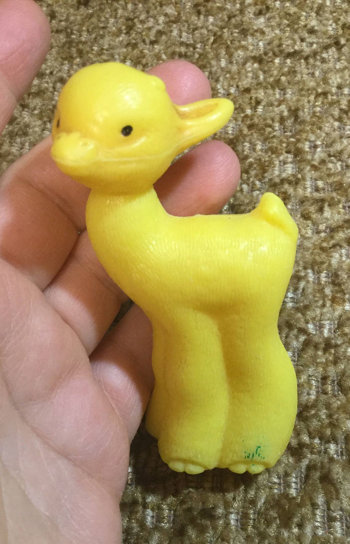 Goat vintage plastic toy Etsy