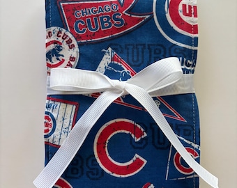 Chicago Cubs Windel Spucktuch, Chicago Cubs Baby Geschenk, Stoffwindel Spucktuch, Spucktuch, Baby-Dusche-Geschenk, Baby Windel Spucktuch