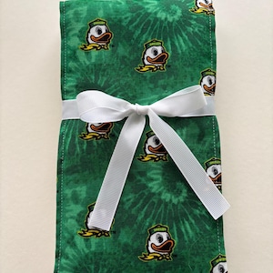 Pañal de tela para eructar de Oregon Ducks, regalo para bebé de Oregon Ducks, pañal de tela, trapos para eructar, regalo para baby shower, paños para eructar de pañales para bebé
