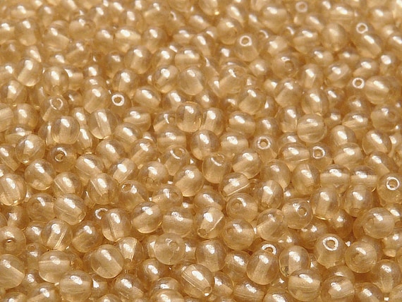 Lot De 100 Perles Vintage En Verre Marron, Formes Variées (pampille, Cube, Ovale...) - Occasion
