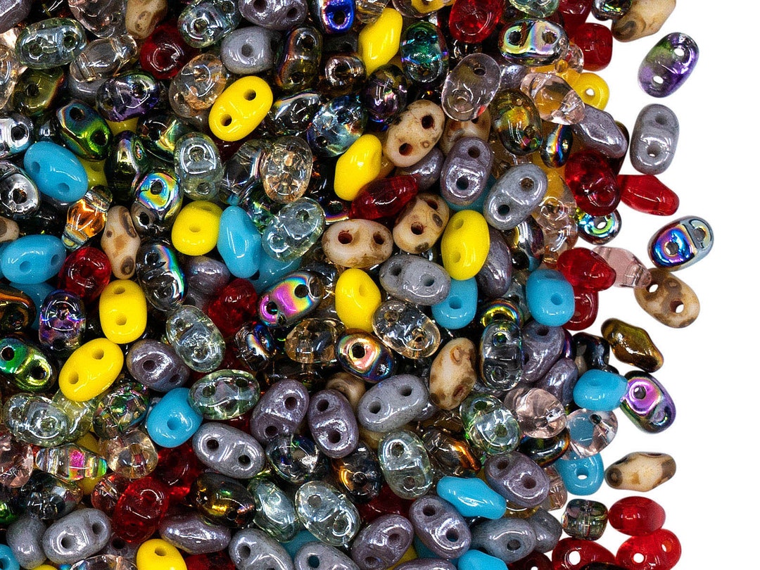 Size 6/0 Czech Glass Seed Beads - 10 Bags Assorted Colors For Jewelry Making & Crafts 5 thumbnail image