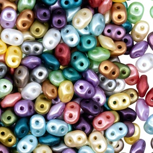 Pastel Burgundy - SuperDuo, 2.5x5mm 22g Pastel Burgundy - SuperDuo, 2.5x5mm 22g
