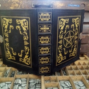 Beauchamp Grimoire - Witches of east end-  book of shadows - wicca - REFILLABLE - blank pages, grimoire