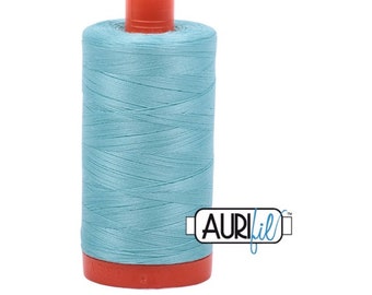 AURIFIL Light Turquiose 5006 50wt Large Spool