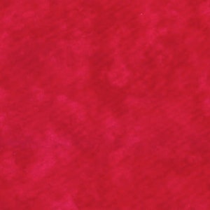 May include: A solid red background with a subtle marbled texture.