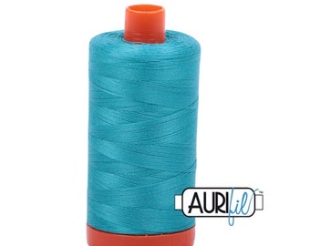 AURIFIL Turquiose 2810 50wt Large Spool