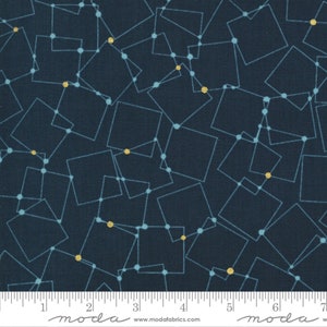 Dance in Paris Metallic Navy by Zen Chic By the Yard