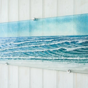 Large Panoramic Wave
fused glass wall art
teal turquoise
blue ocean
wall panel
glass sculpture
bedroom wall art
landscape wall art
sea glass art
surfing sailing
nautical gift
textured wall art
glass art wall decor
