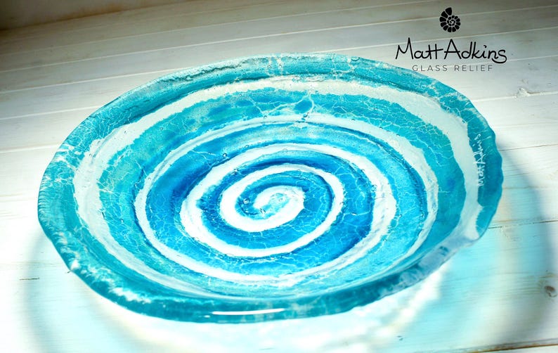 glass fruit bowl, turquoise glass bowl	blue glass bowl,	fused glass bowl,	art glass bowl,	handmade bowl,	table centerpiece	decorative bowl,	art bowl,	handmade glass plate,	glass plate,	coffee table decor,	key bowl