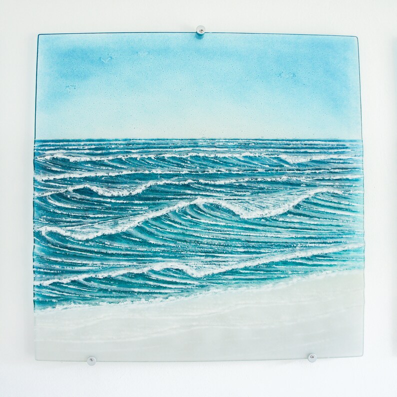 extra large wall art
teal fused glass
triptych wall art
textured wall art
gallery wall
3 piece wall art
set of 3 prints
wall art set
living room decor
sculpture sea glass
wall hanging
glass wall panels
blue wall sculpture
