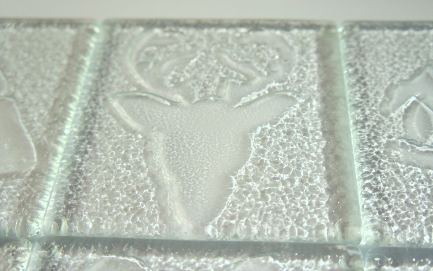 Clear Christmas Glass Coastersfree UK Shippingset of 4 Glass Etsy UK