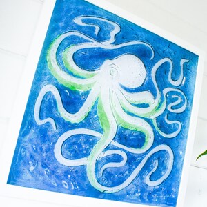 framed fused glass
fused glass wall art
Octopus Glass Art
extra lage wall art
glass wall decor
office wall art
framed picture
bathroom decor
wall hanging
art prints
new home gift
sea glass art
blue wall art
bathroom pictures