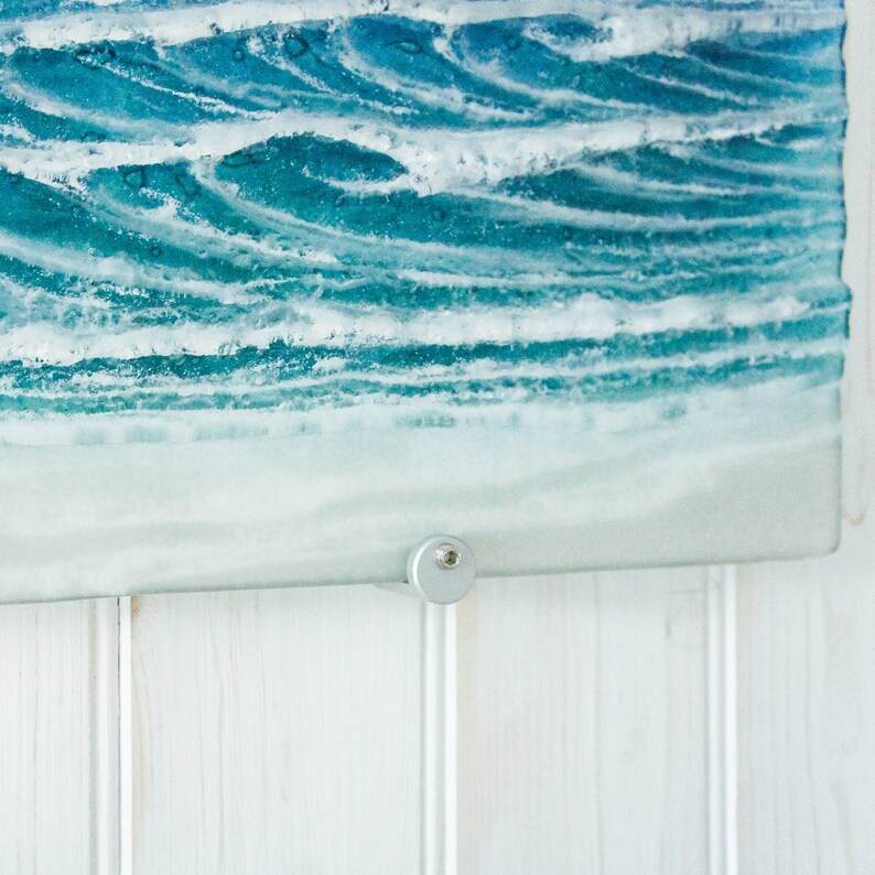 Large Panoramic Wave
fused glass wall art
teal turquoise
blue ocean
wall panel
glass sculpture
bedroom wall art
landscape wall art
sea glass art
surfing sailing
nautical gift
textured wall art
glass art wall decor
