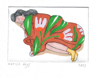 Woman resting